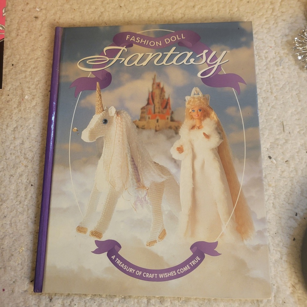 The Needlecraft Shop Fashion Doll Fantasy Book 1994 Barbie Patterns Excellent